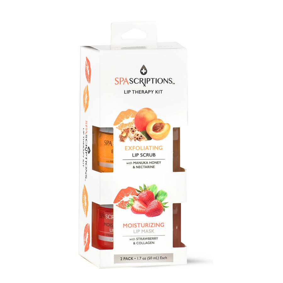Exfoliating Manuka honey & Moisturising Strawberry 2pk Lip kit