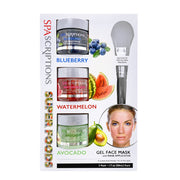 Spascriptions Superfoods gel mask 3-pack