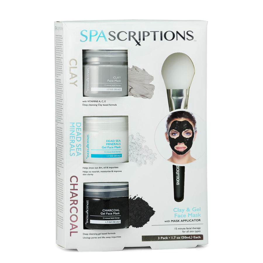 Spascriptions Clay dead sea minerals and charcoal mask pack